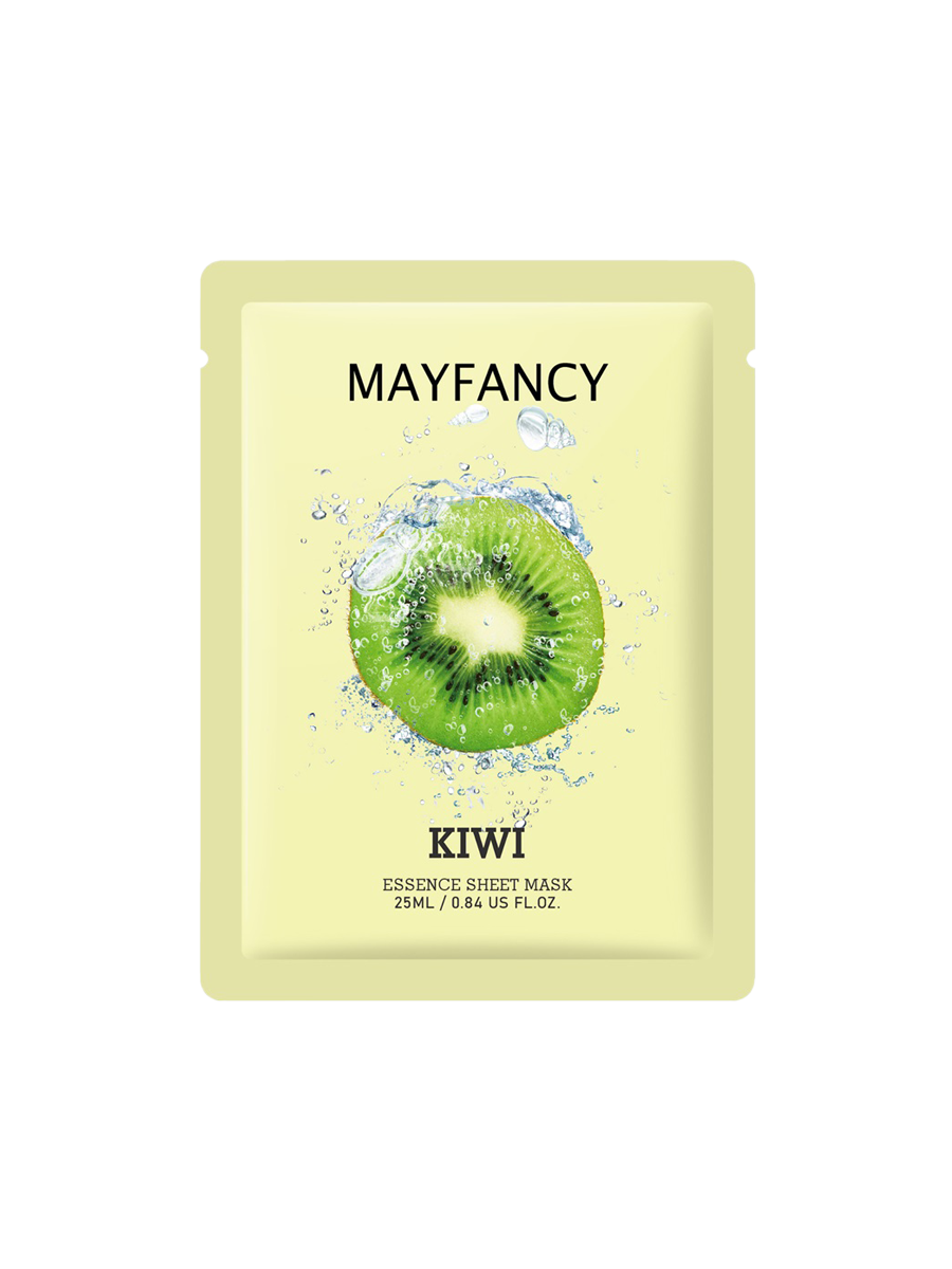 Mayfancy Natural Kiwi Fruit Serum Sheet Face Mask Ansiktsbehandling